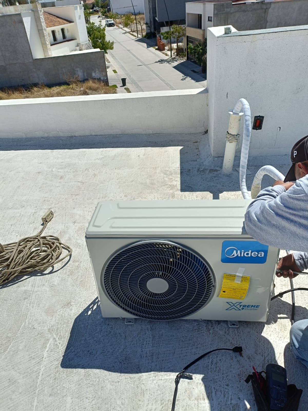 Instalación de unidad exterior Mirage NEX