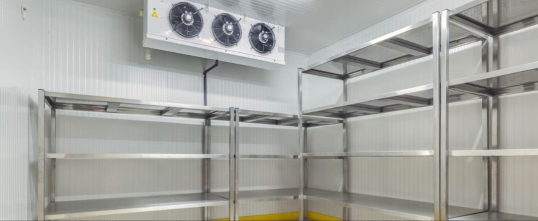 Evaporadores de una cámara de refrigeración instalada por BORERK